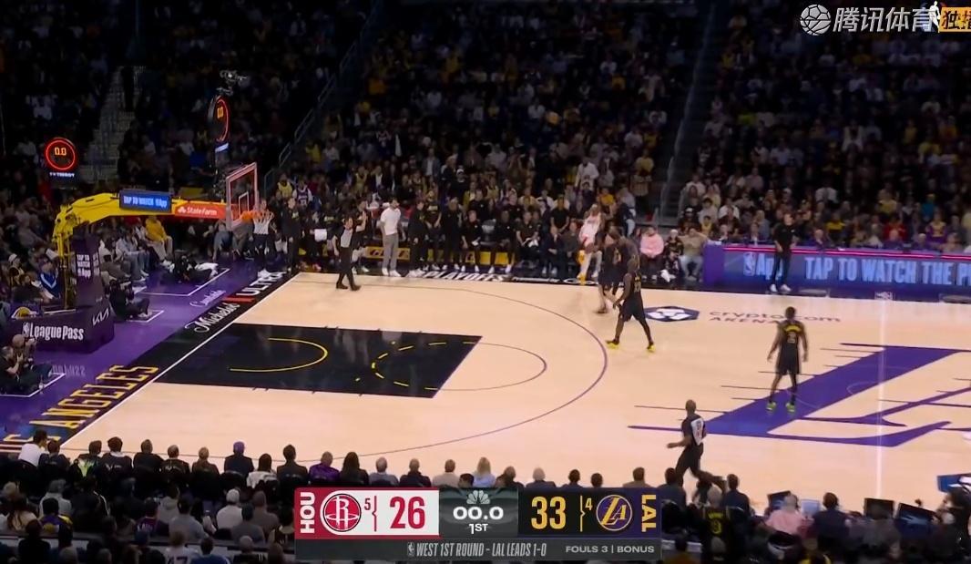 这KD复出了，感觉火箭都没有打出任何优势！ 火箭vs湖人