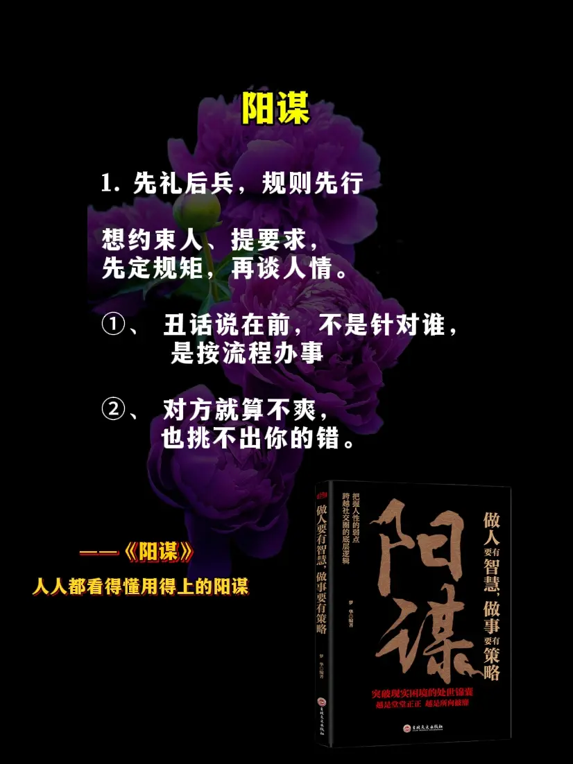 谋略智慧 处事智慧 阳谋