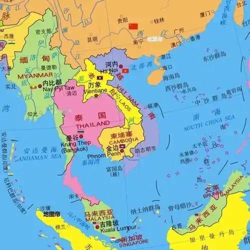 除菲律宾外，中国与其余东盟国家（越南、印尼、马来西亚、泰国、新加坡、柬埔寨、老挝