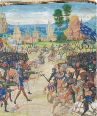 普瓦捷战役
在1356年的秋天，普瓦捷战役如同一场历史的巨浪席卷而来，成为百年战