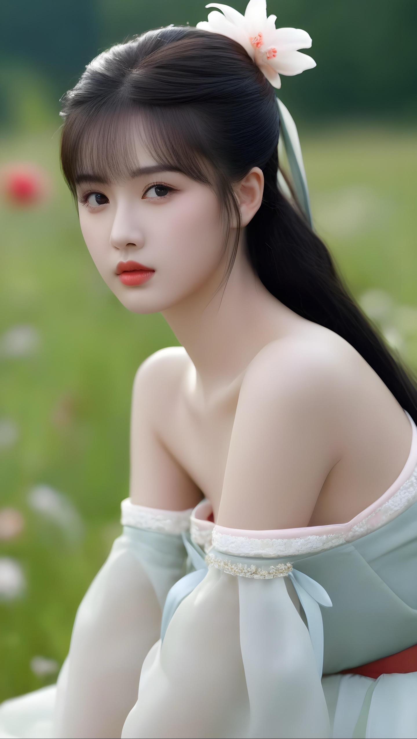 上热门 作品分享 仙气十足 古装美女 ai美女