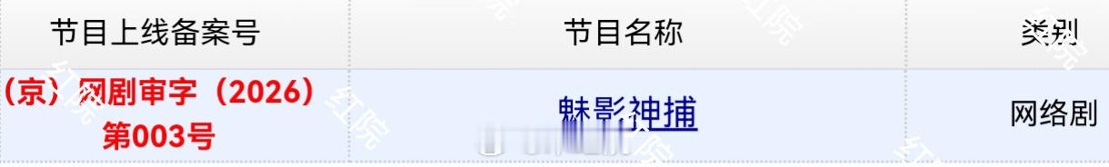 罗云熙魅影神捕过审下证 罗云熙新剧《魅影神捕》过审下证了，期待早日定档播出