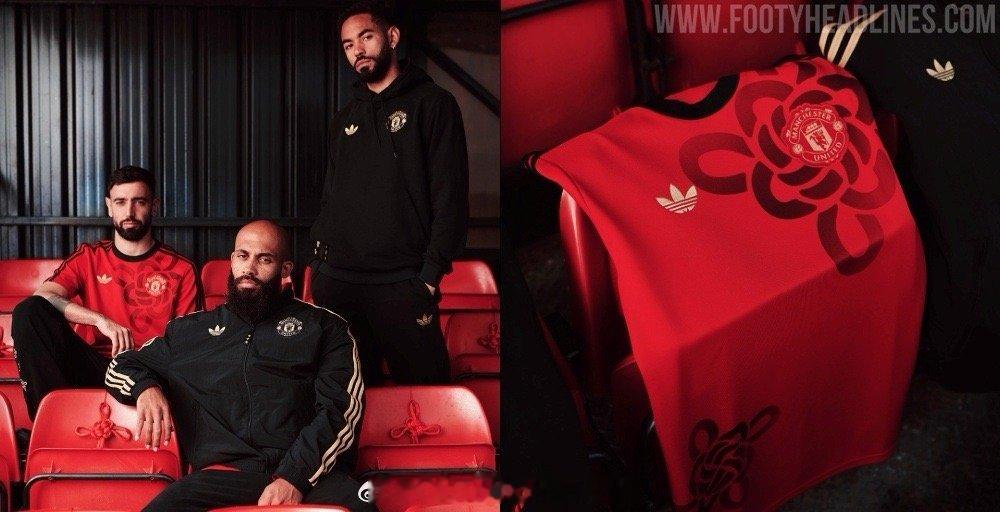 曼联中国春节特别版球衣，中国结很漂亮啊 