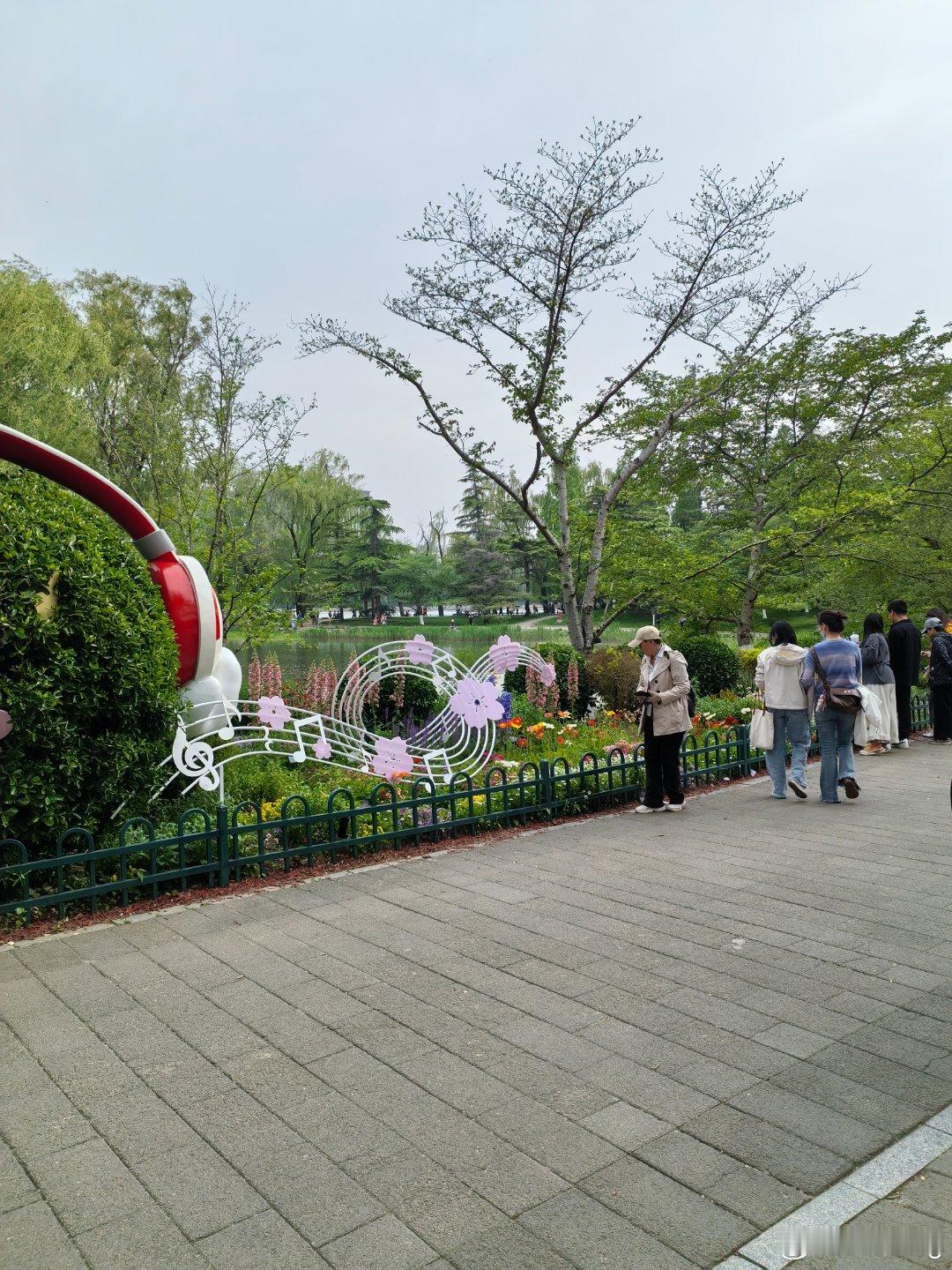 玉渊潭人真不少 