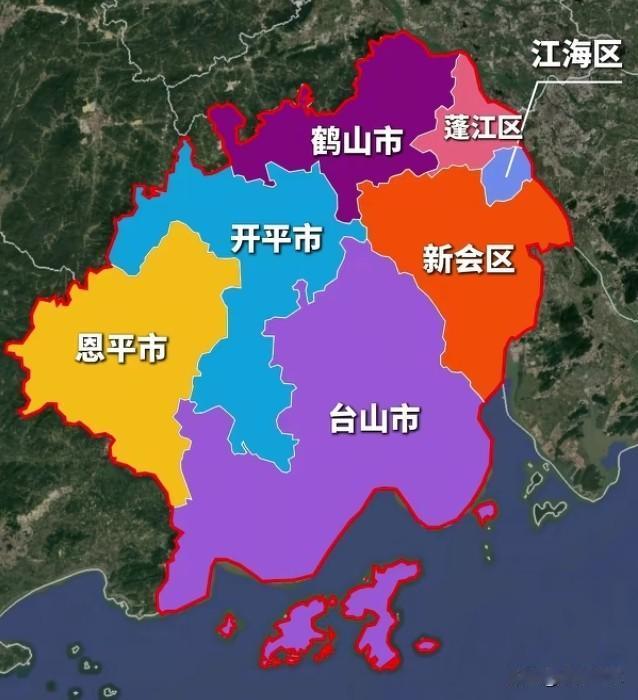 江门到底是一个什么样的城市？江门市下辖三区四市，分别为蓬江区、江海区、新会区，以