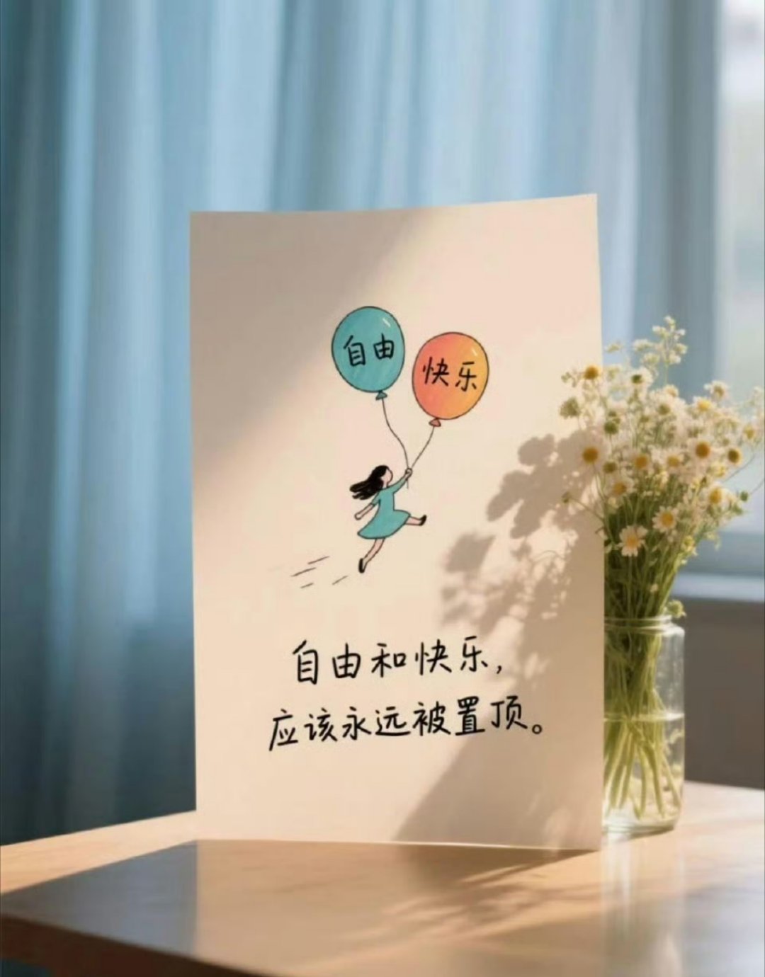 生活要尽心，要随心，更要开心。这烟火人间，事事有遗憾，事事也值得，所有的一切都趋