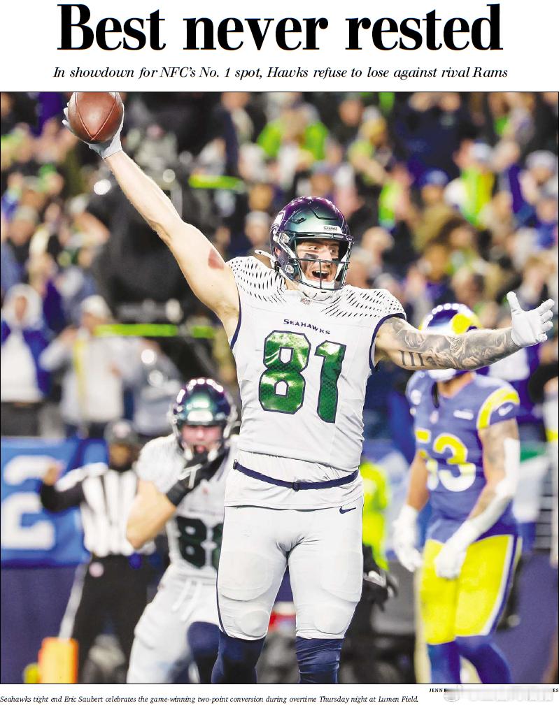 第16周公羊37：38海鹰 