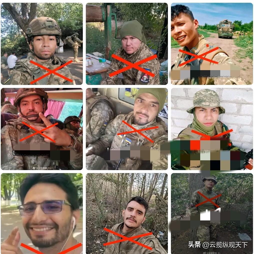 乌克兰雇佣军损失有点大，今天确认有8到16名外籍雇佣兵被俄军击毙！有十人全部来自
