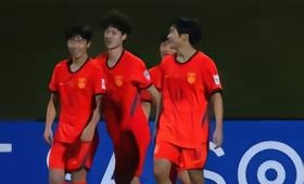 U17亚洲杯半决赛，中国队2-0战胜澳大利亚，成功晋级决赛。周雨诺抢断助攻帅惟浩