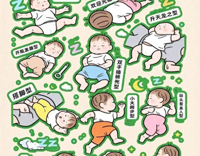 宝宝睡姿藏大学问！不同睡姿，暗示身体不同状态