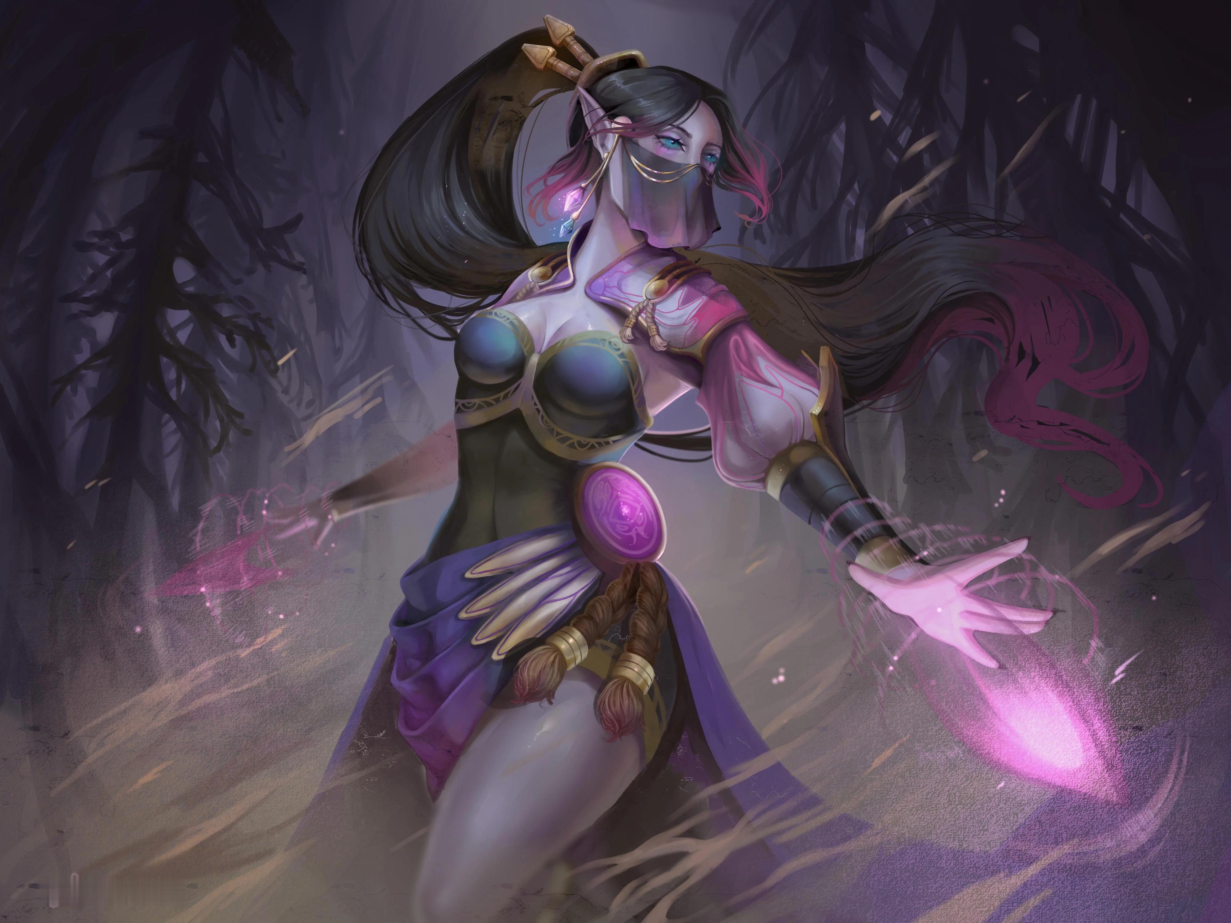 暗影藏锋，圣堂的魔法在此刻绽放✨dota2dota2美图DOTA2 by Far