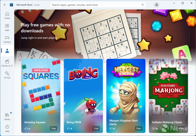 Microsoft Store 已经在 Insider 分支测试新的分区 “Ar