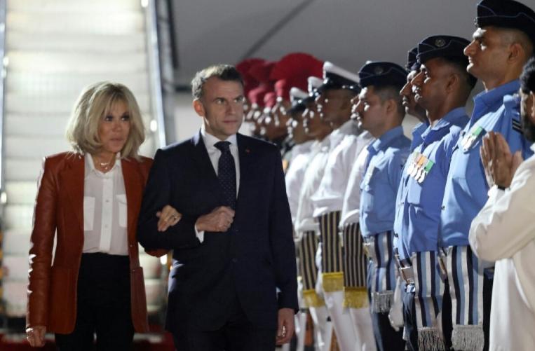 印度莫迪总理和来访的法国总统马克龙，在双边会谈后称赞印法关系“非常特殊”。

马