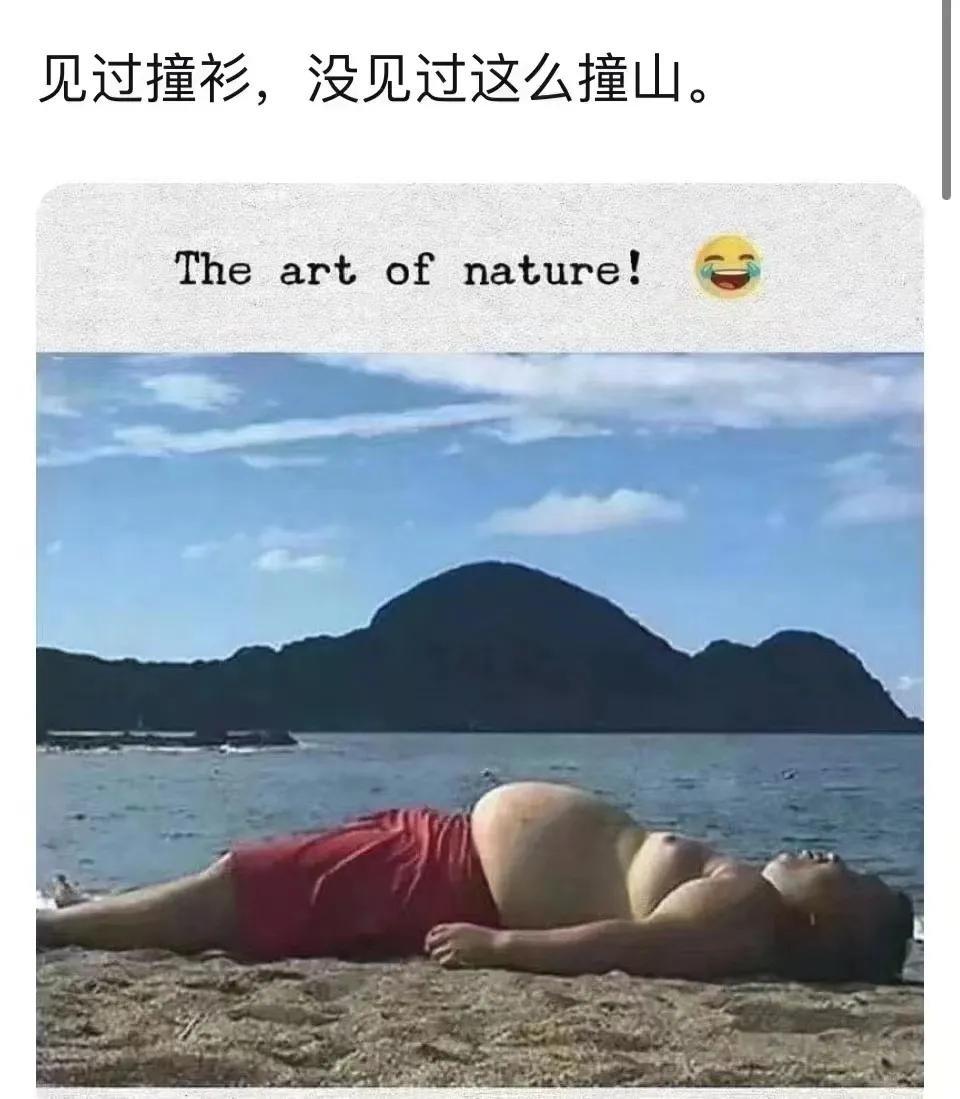撞衫经常见，撞山第一次，长见识了[大笑]