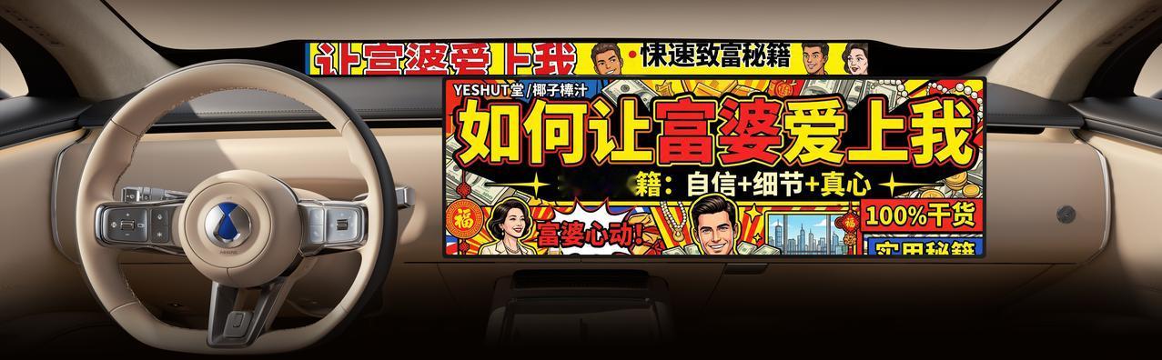 太夸张了！全球首发1.1米超长PUHD天际屏+30英寸巨幕屏，这还是我认识的腾势