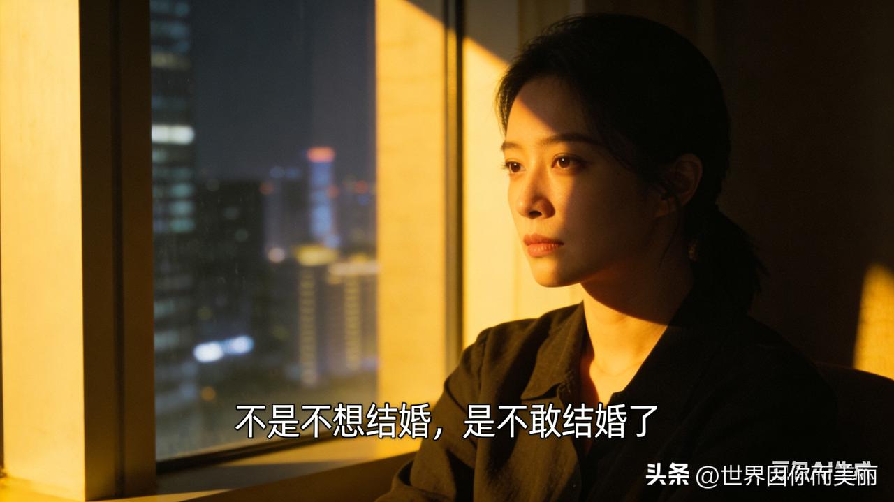 现在的人，不是不想结婚，是不敢结婚了
 
真的越来越发现，
不是大家不想成家，