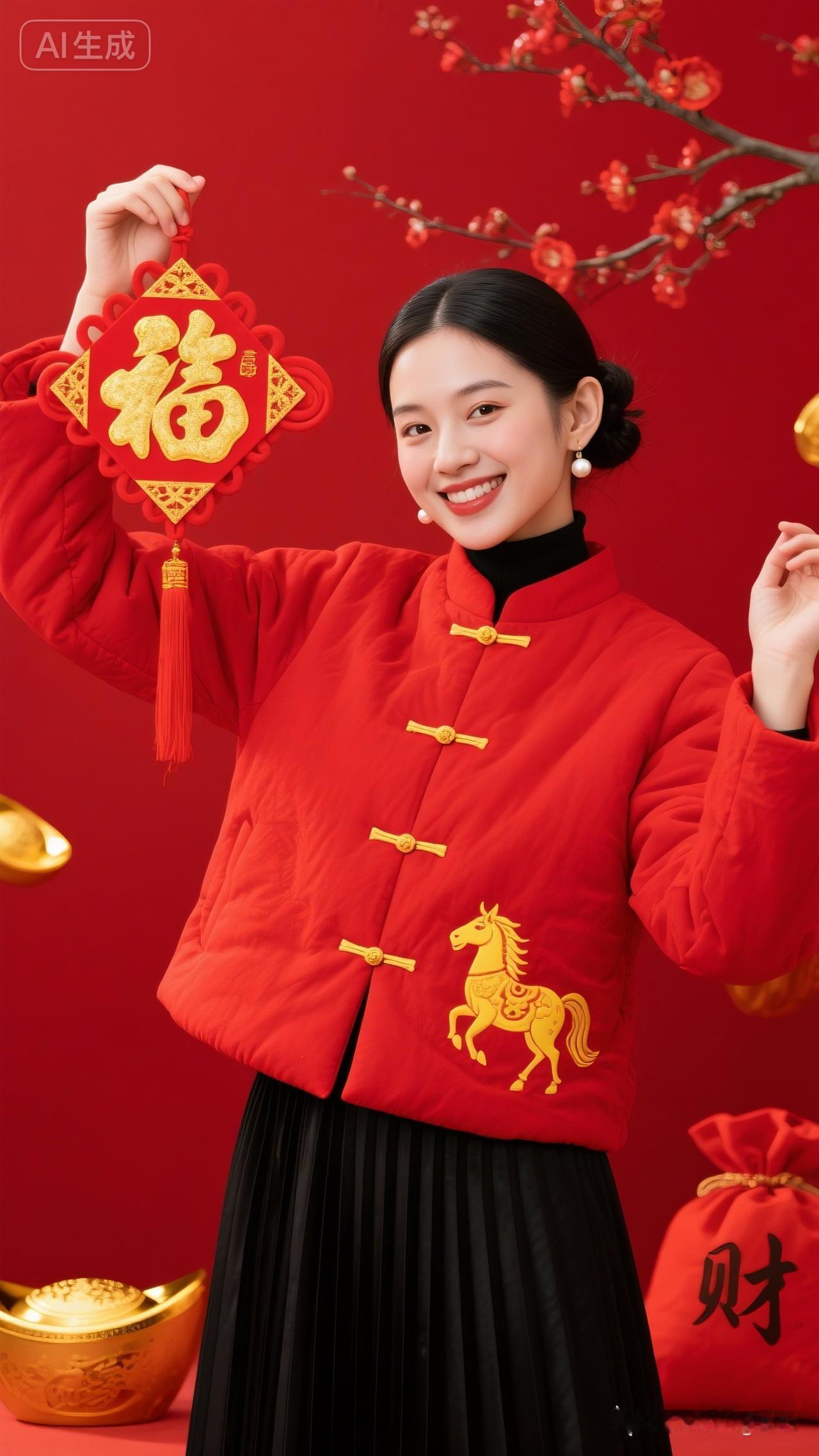 新年福气满满，福字挂饰迎春来！💰💰💰