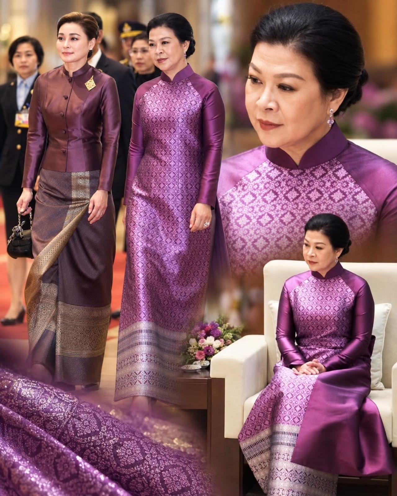 越南第一夫人穿泰丝，跟苏提达同框热聊
2026年9月15日，河内一场皇家招待会上