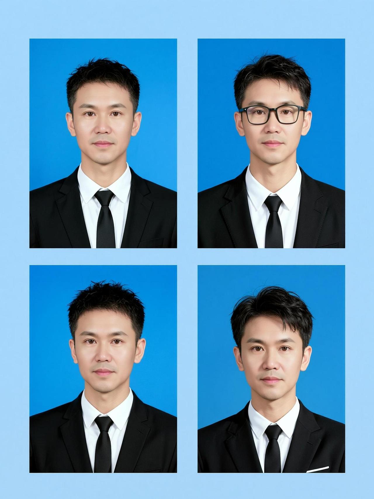 AI正装证件照 ai在证件照这块没输过