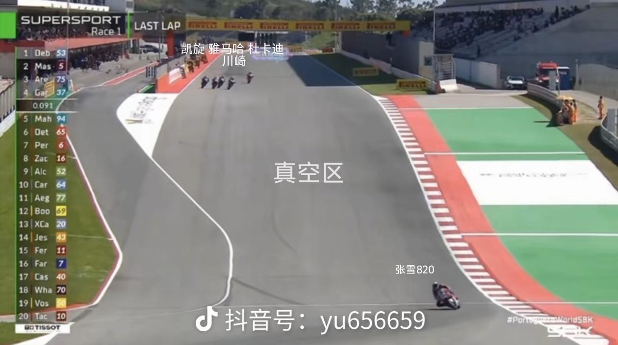 分享我这周有趣的事：张雪机车拉爆一众国外机车，领先3秒多夺冠[赞][呲牙]太nb