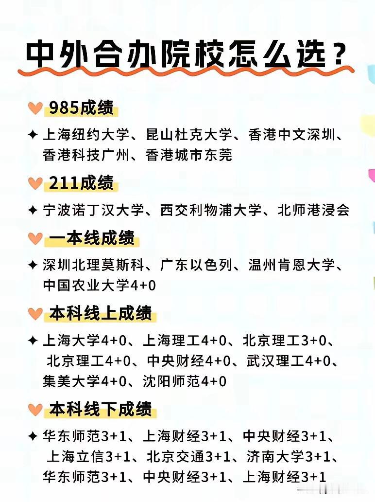 温馨提示：中外合作办学、中外合作办学专业是通过省招生考试院统一招生的，有国内大学