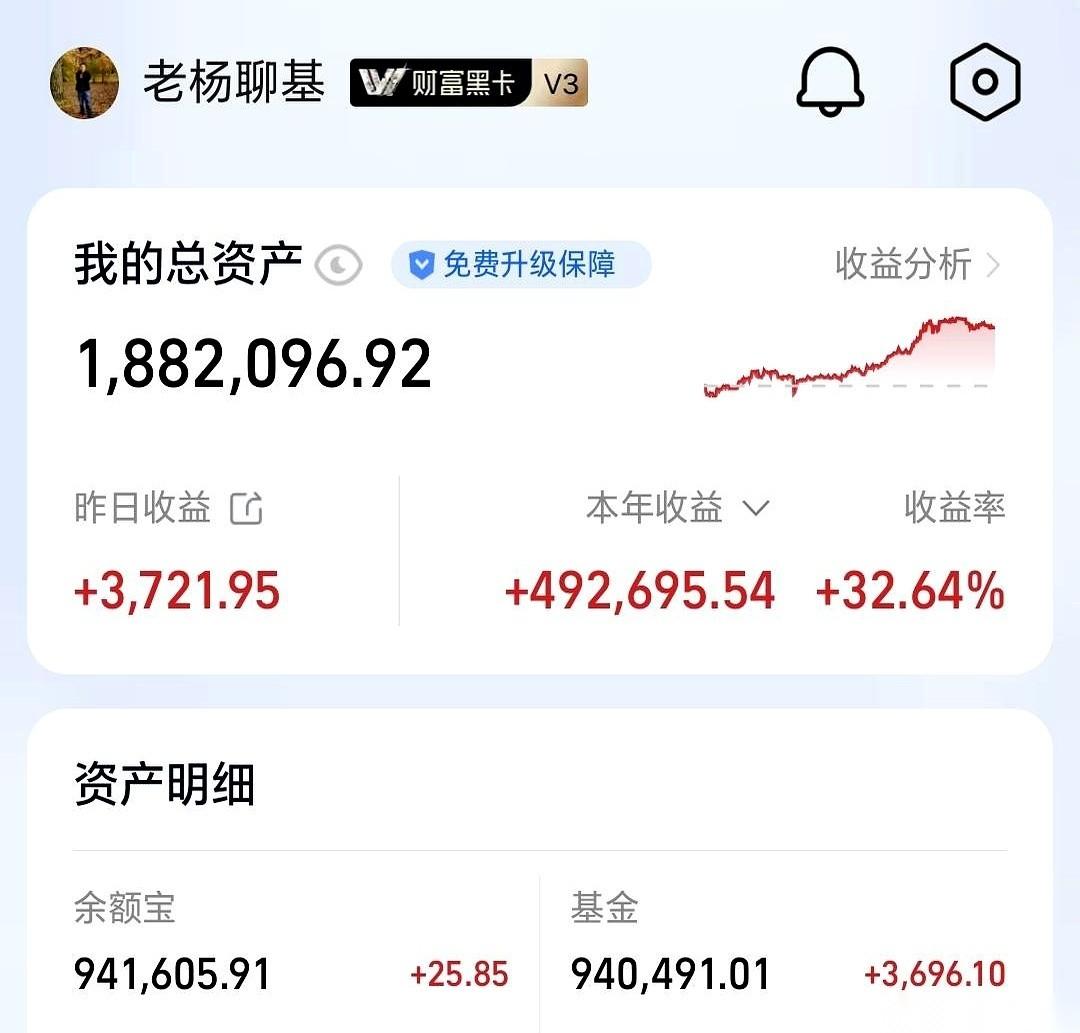 一年干了将近50万，收益率38%。
听着是不是特牛逼？说跑赢了全国95%的人。