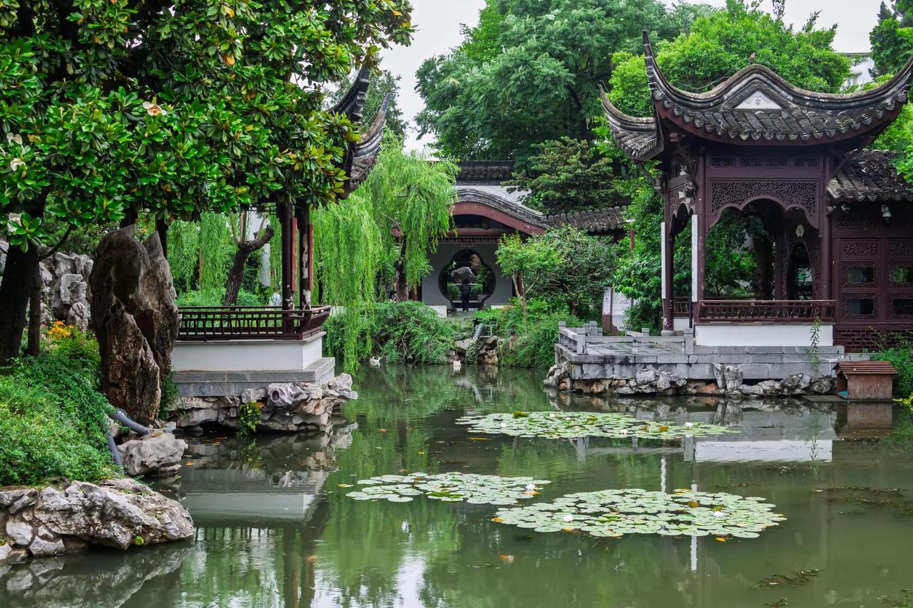 南京瞻园。南京瞻园