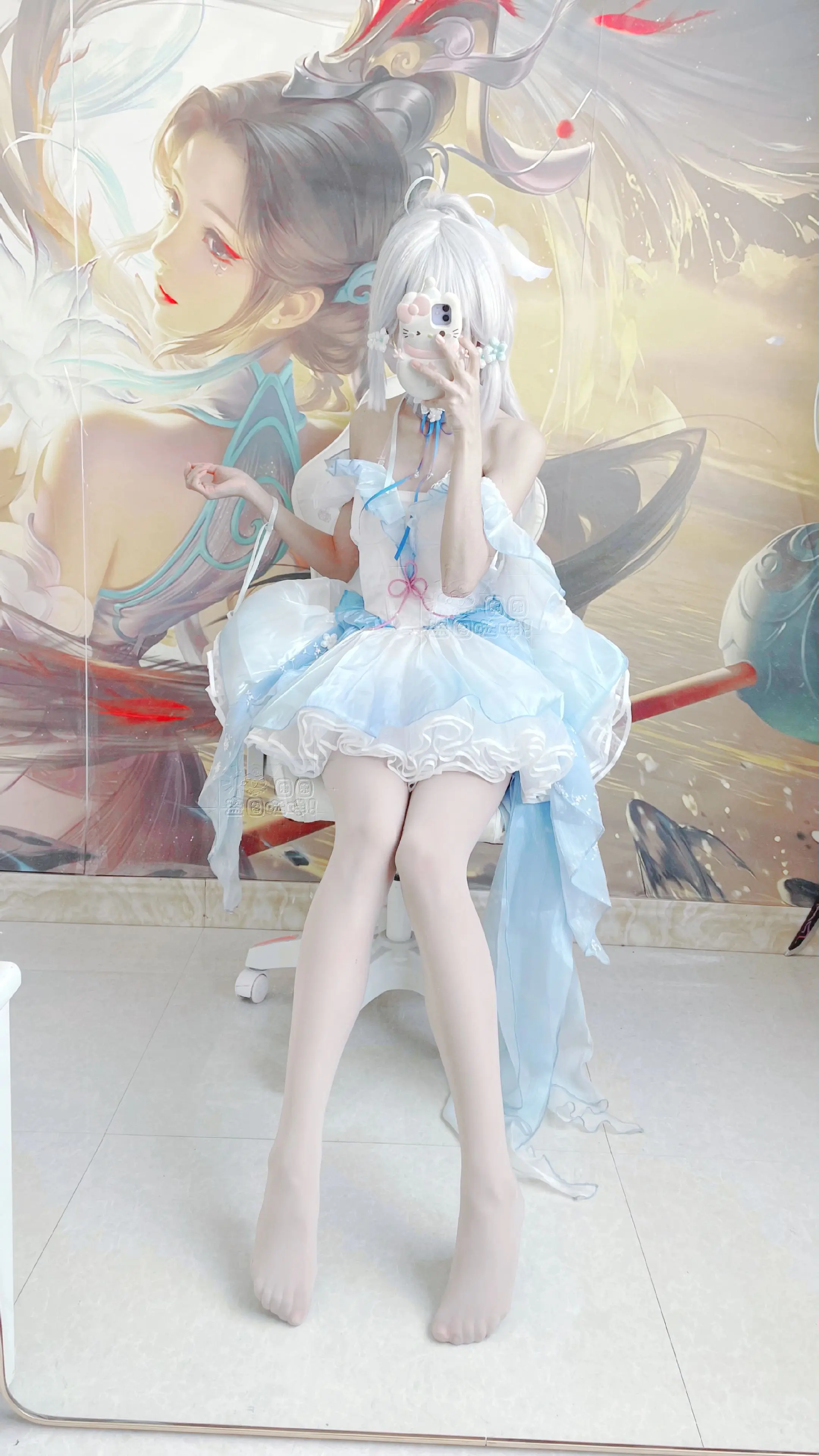 神里绫华 COS 原神 同人 COS试衣