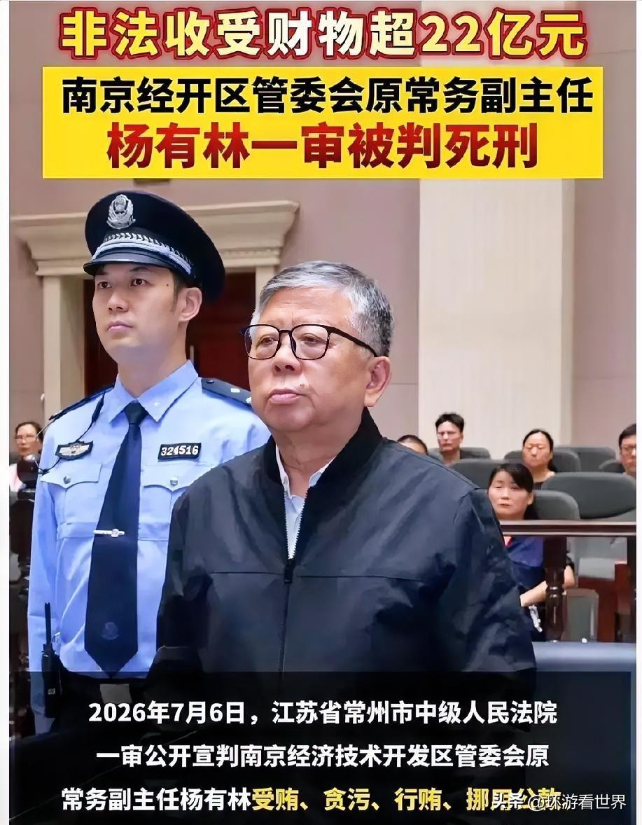 死刑！[赞]剥夺政治权利终身！没收个人全部财产！7月6日，杨有林被判处死刑，剥夺