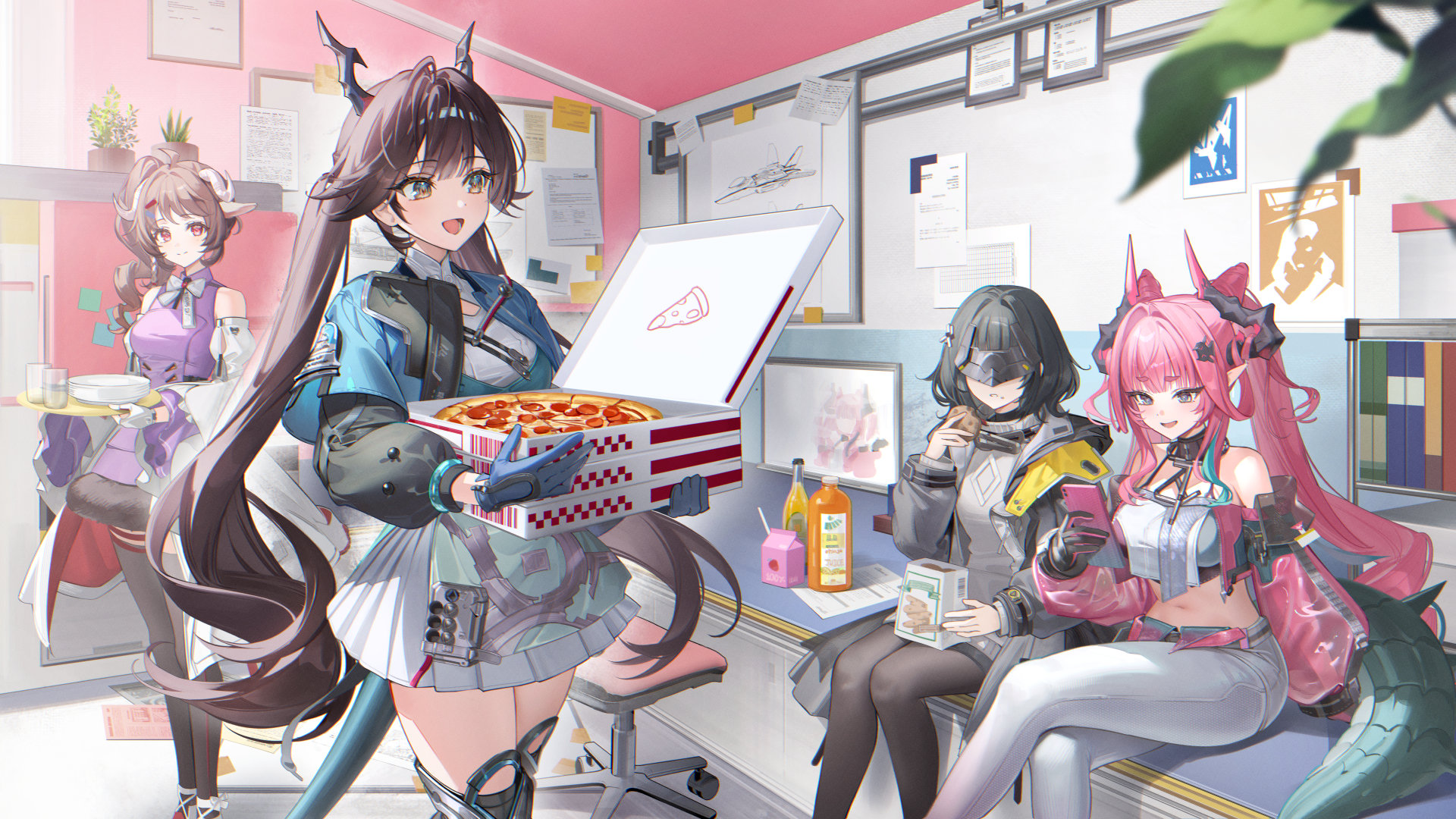 陈千语、艾尔黛拉、伊冯——明日方舟：终末地——画师: リティ/RITY，网页链接