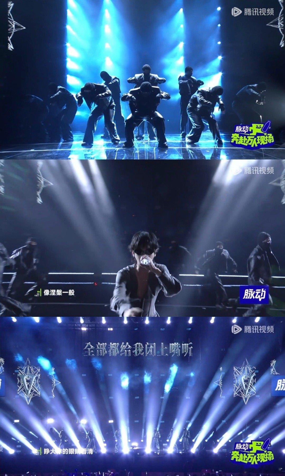 #周震南一口气连唱三首rap# 周震南实力超群，三首 rap 连唱，尽显王者风范
