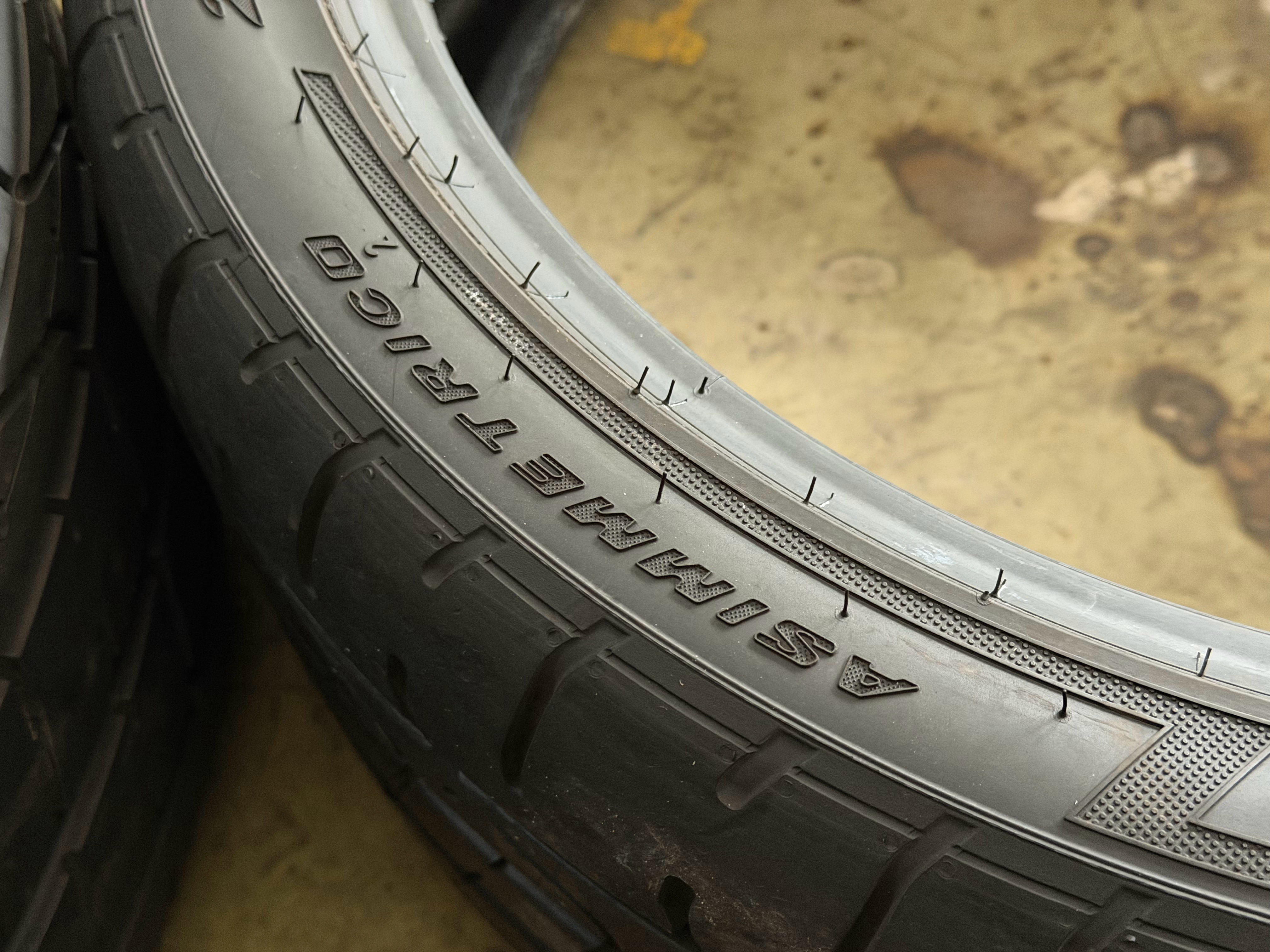 收了套AR标P0 Corsa给E92 M3用 阿罗Giulia四叶草原配胎，前轮