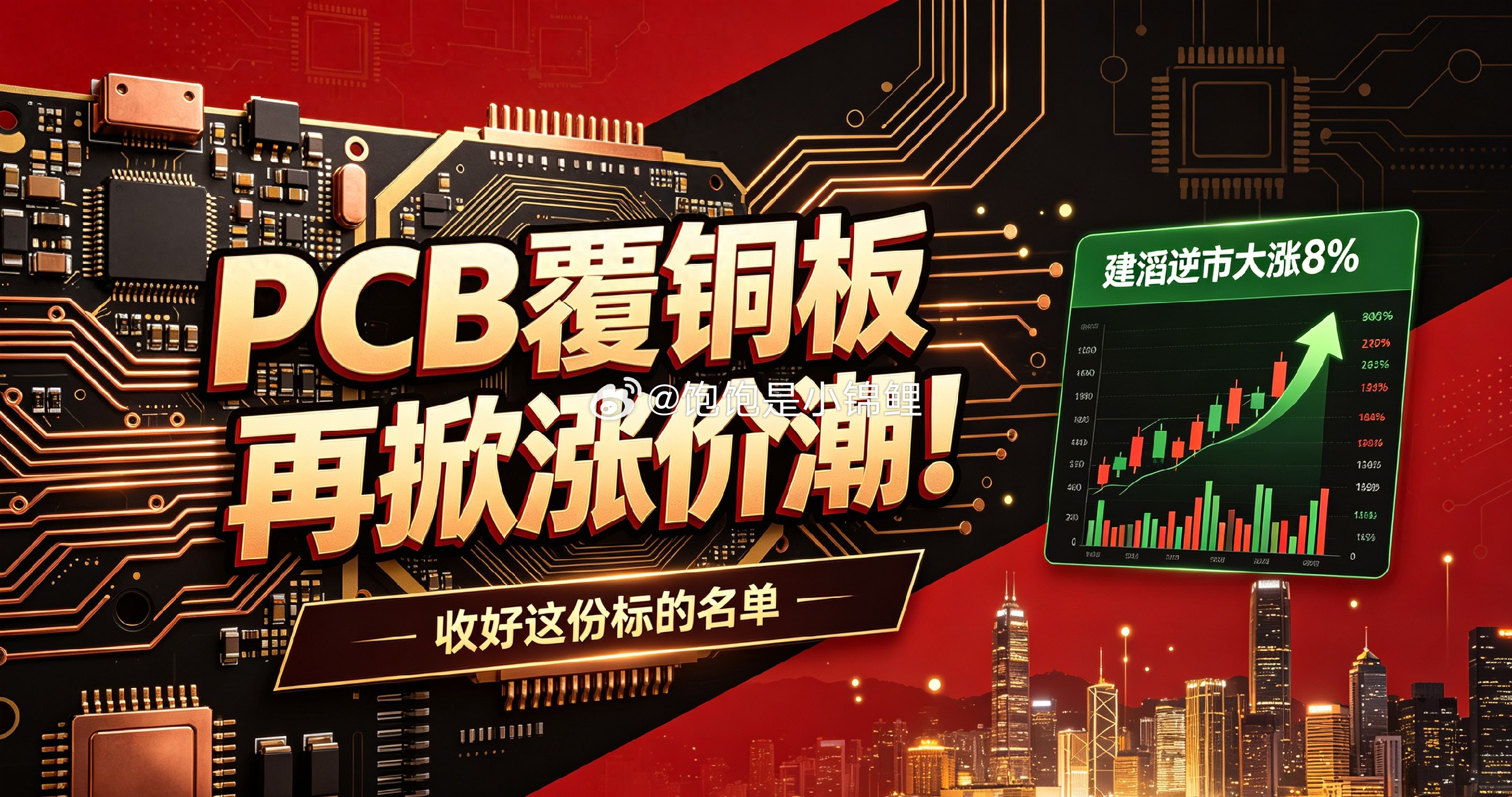 PCB也可以关注，但上方套牢筹码太多，这一点要重点关注！ ​​​
