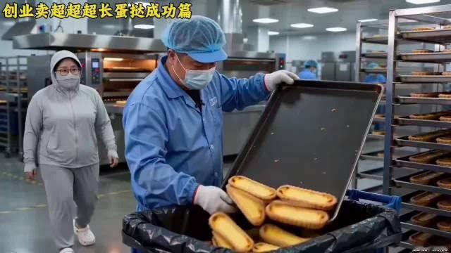创业卖超超超长蛋挞成功篇 搞笑 ​