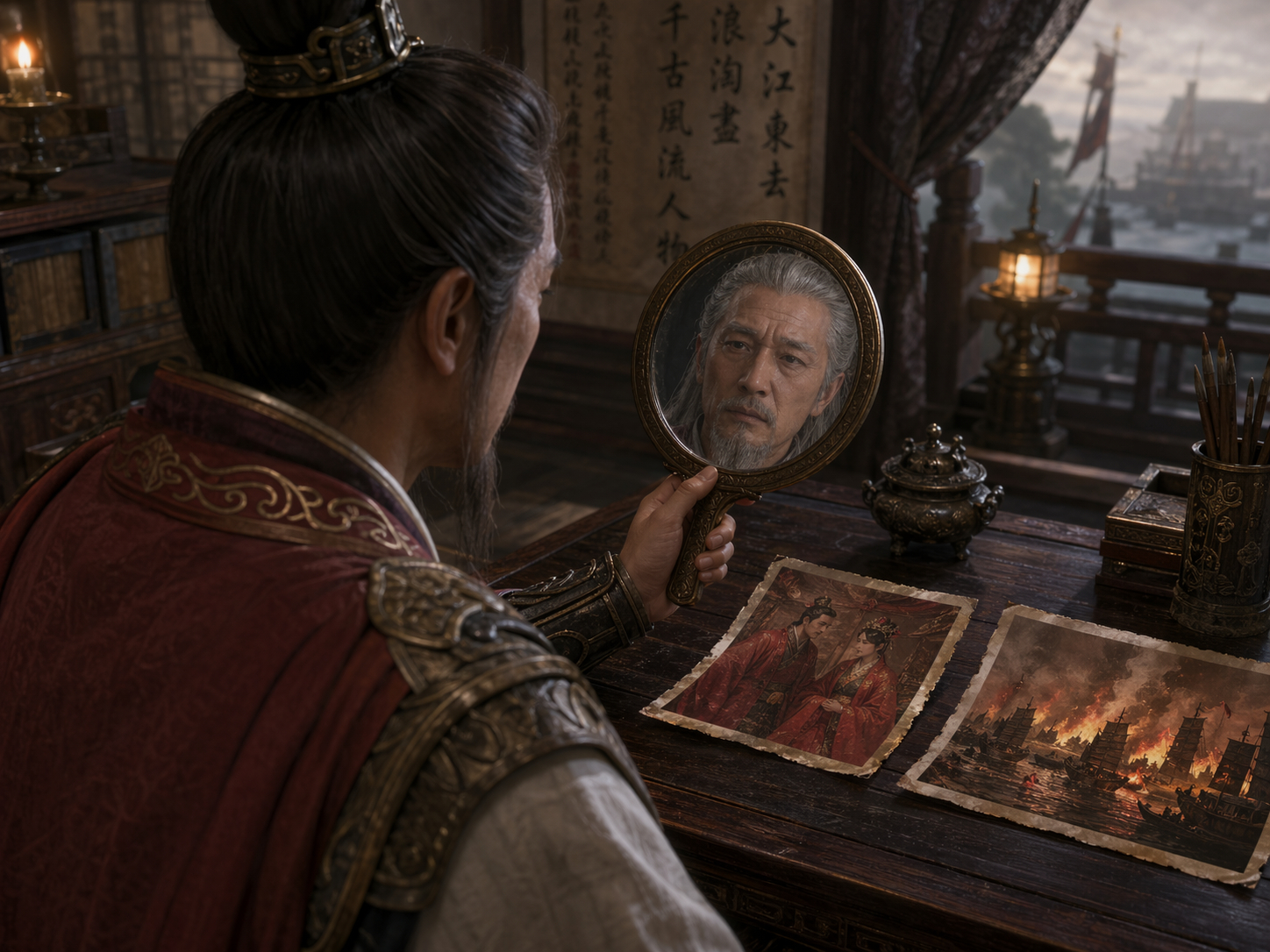 苏东坡草就念奴娇，周公瑾正照风月鉴 