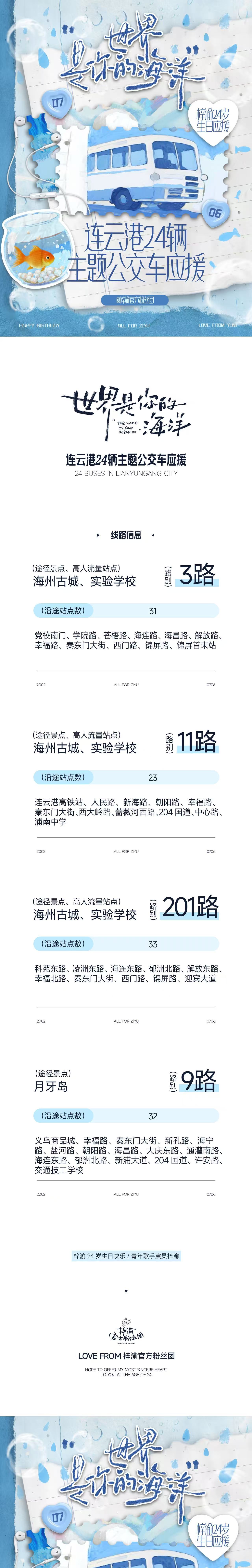 梓渝生日应援创内娱先例纽约时代广场双屏联动、韩国专列、华夏航空包机……YUNI把