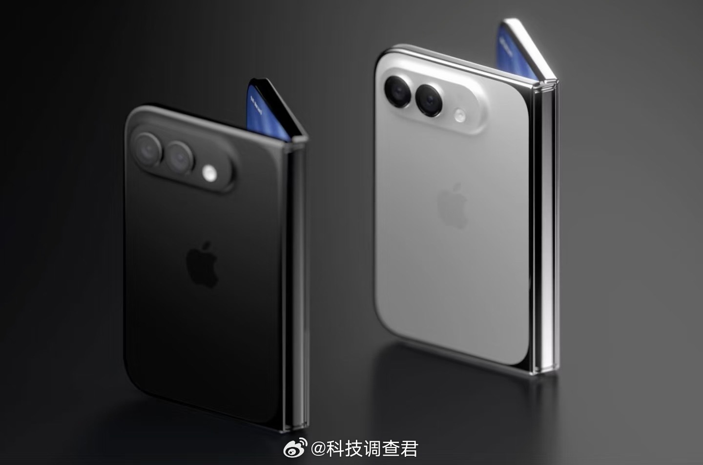 iPhoneFold最新渲染图外观像 iPhone Air + 折叠屏的结合体形