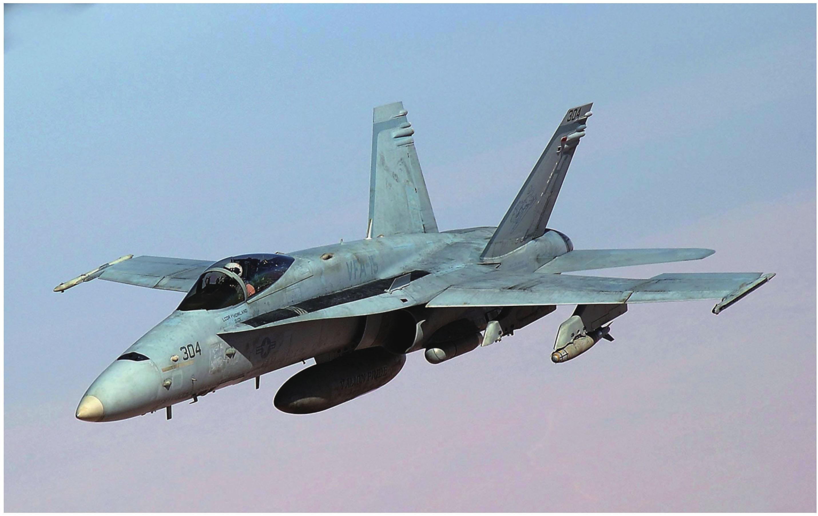 每天认识一件兵器 F/A-18E/F“超级大黄蜂”舰载战斗轰炸机［美］最大速度：