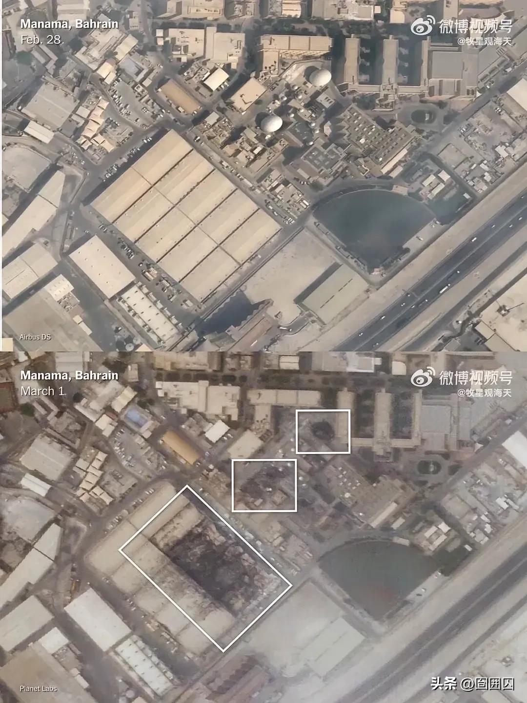 第五舰队司令部，美军的中东心脏，被扎了。