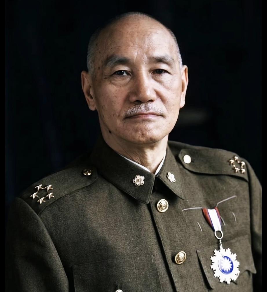 河南农民郑绍发进城送粮，在县衙大堂看见蒋介石的巨幅画像。旁边老百姓打趣：“绍发，