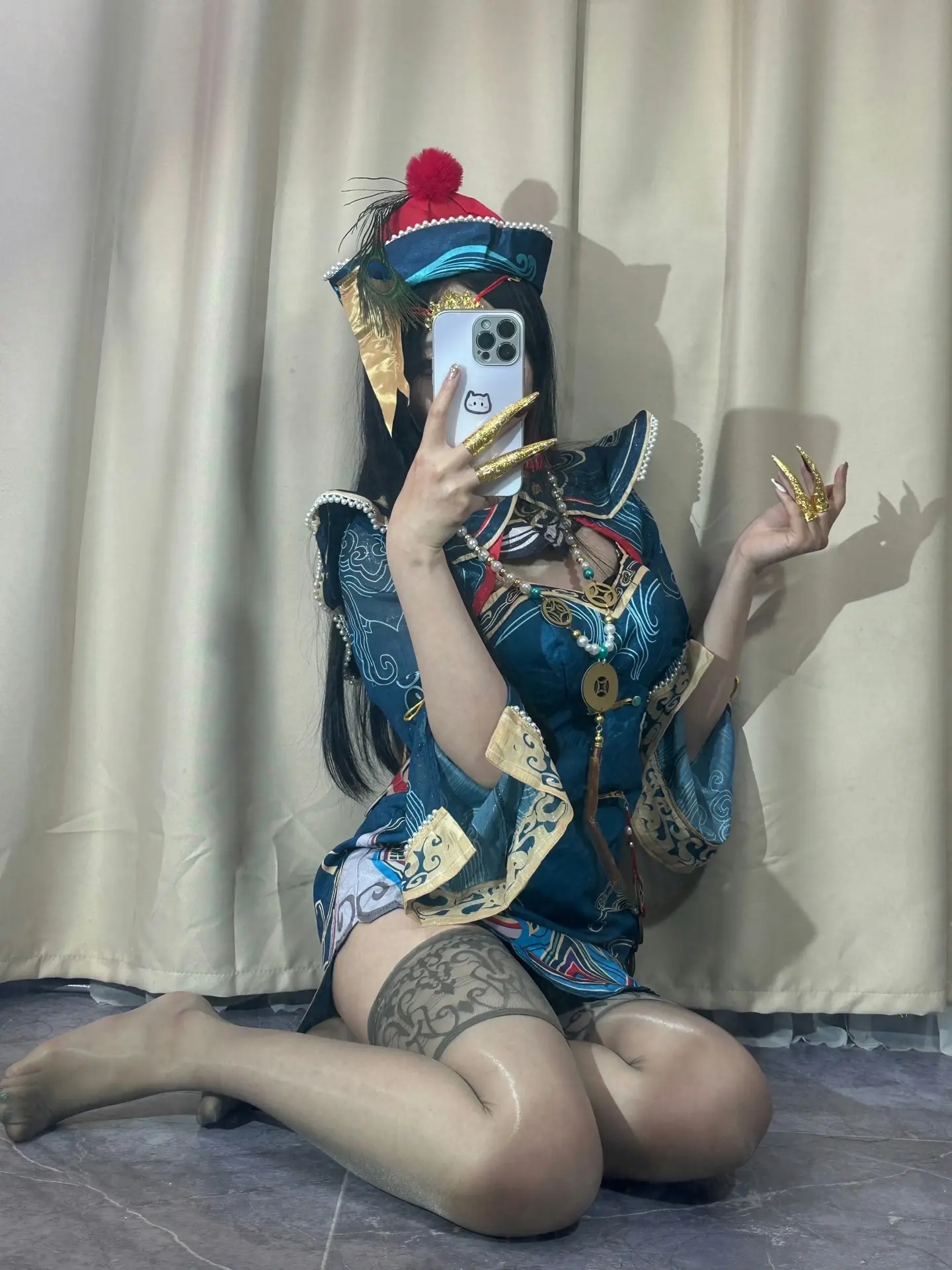 裙裤高腰 诗语江南cos 每天都要开开心心的过 美好的事可不可以发生在...