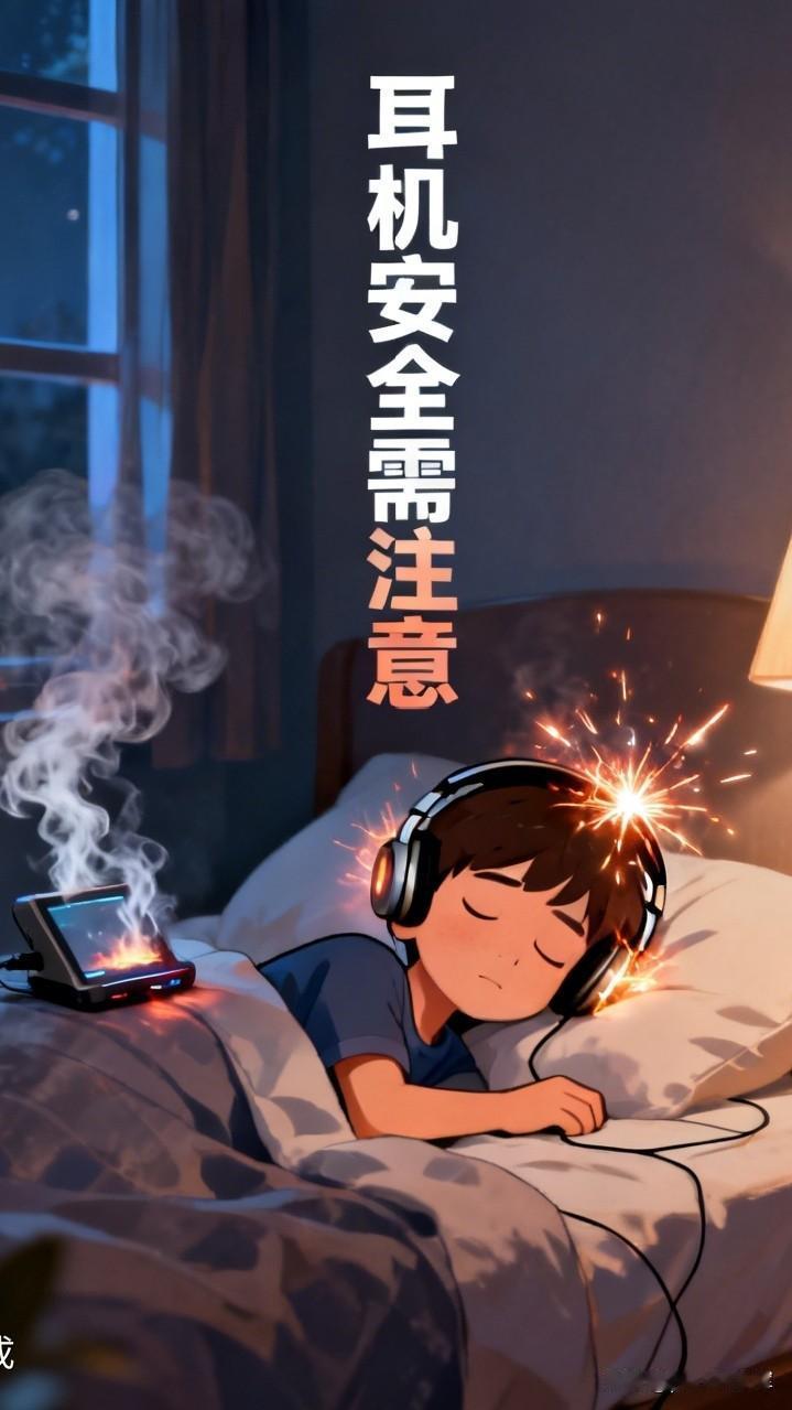 大可怕了，耳机爆炸，还在耳朵里。
这一定是伪劣产品。
现在的年轻人，都喜欢戴耳机