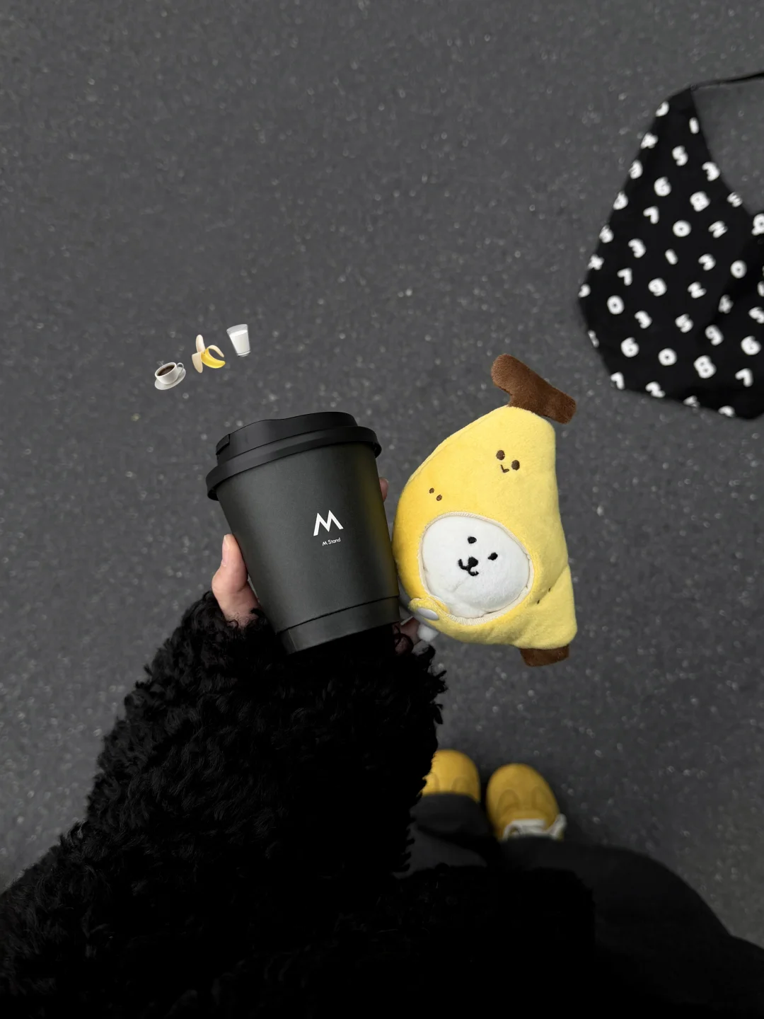 🍌Coffee time.𖠚ᐝ喝到新咖啡！领到新鸡蛋！