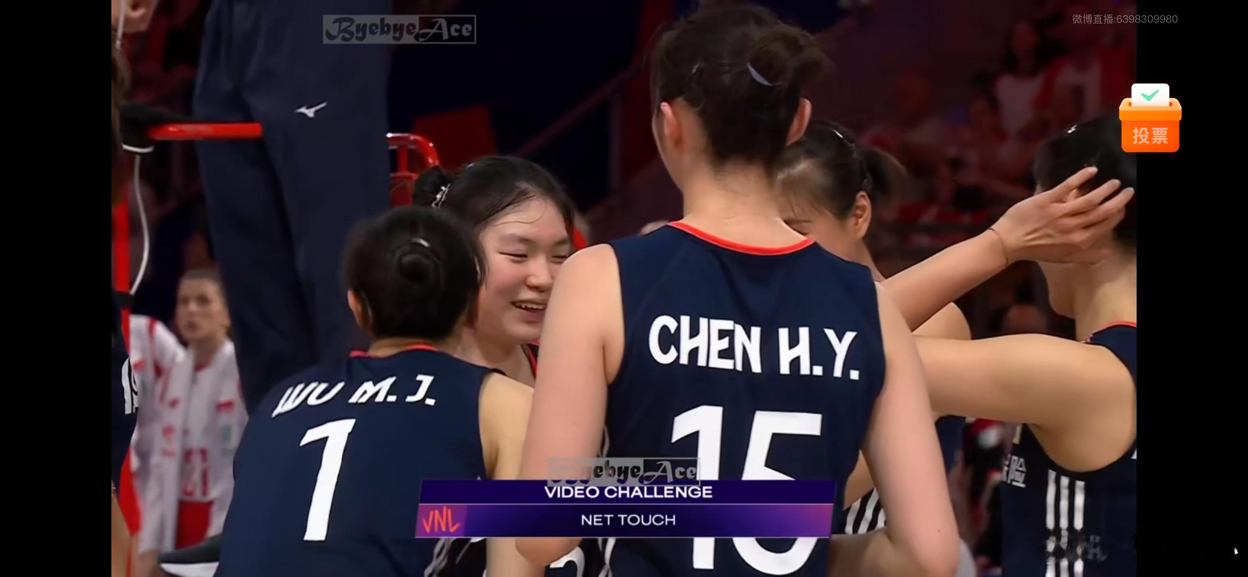 中国女排vs波兰女排姑娘们表情很放松世界女排新闻 ​​​