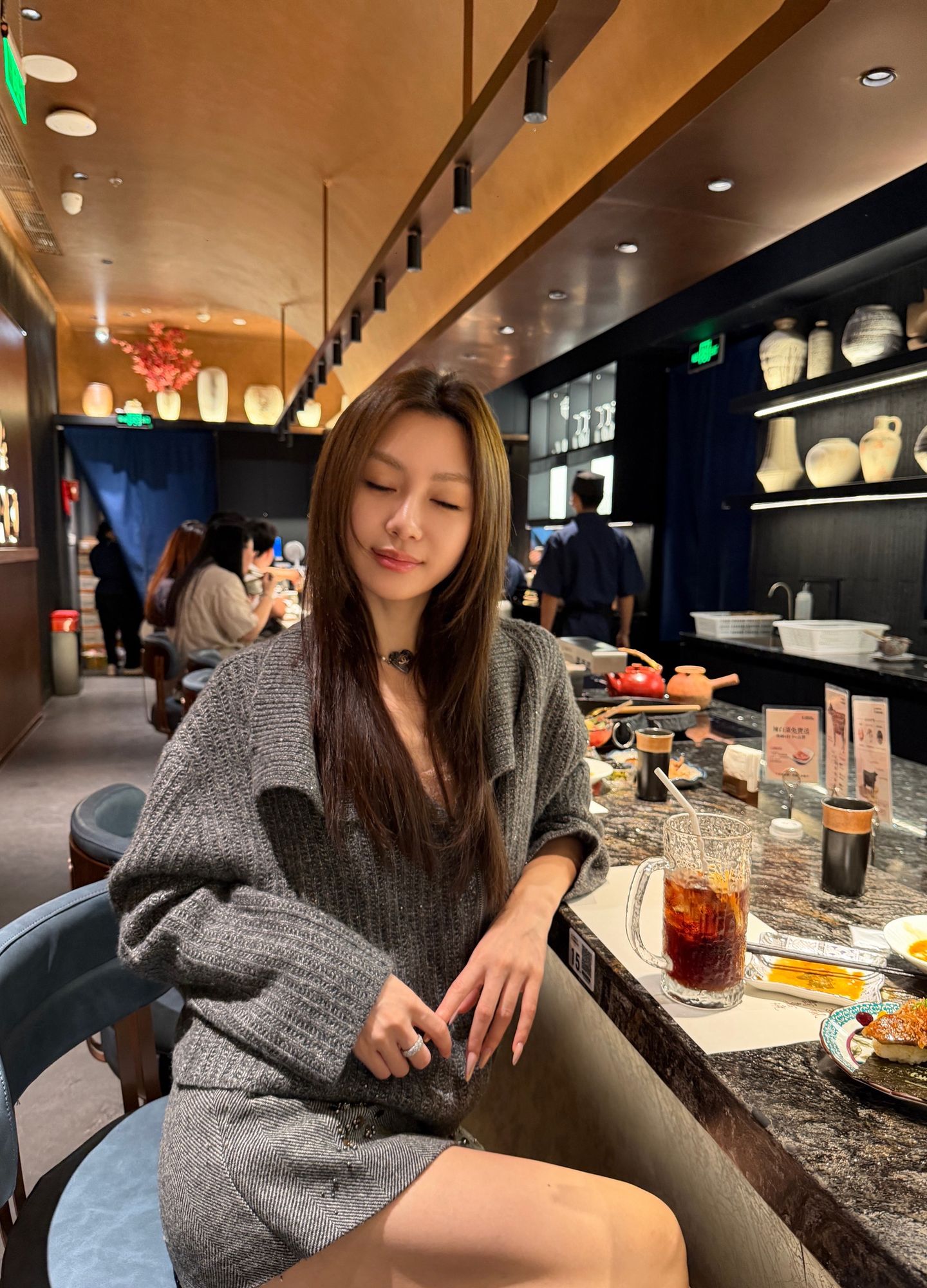 和女明星吃席