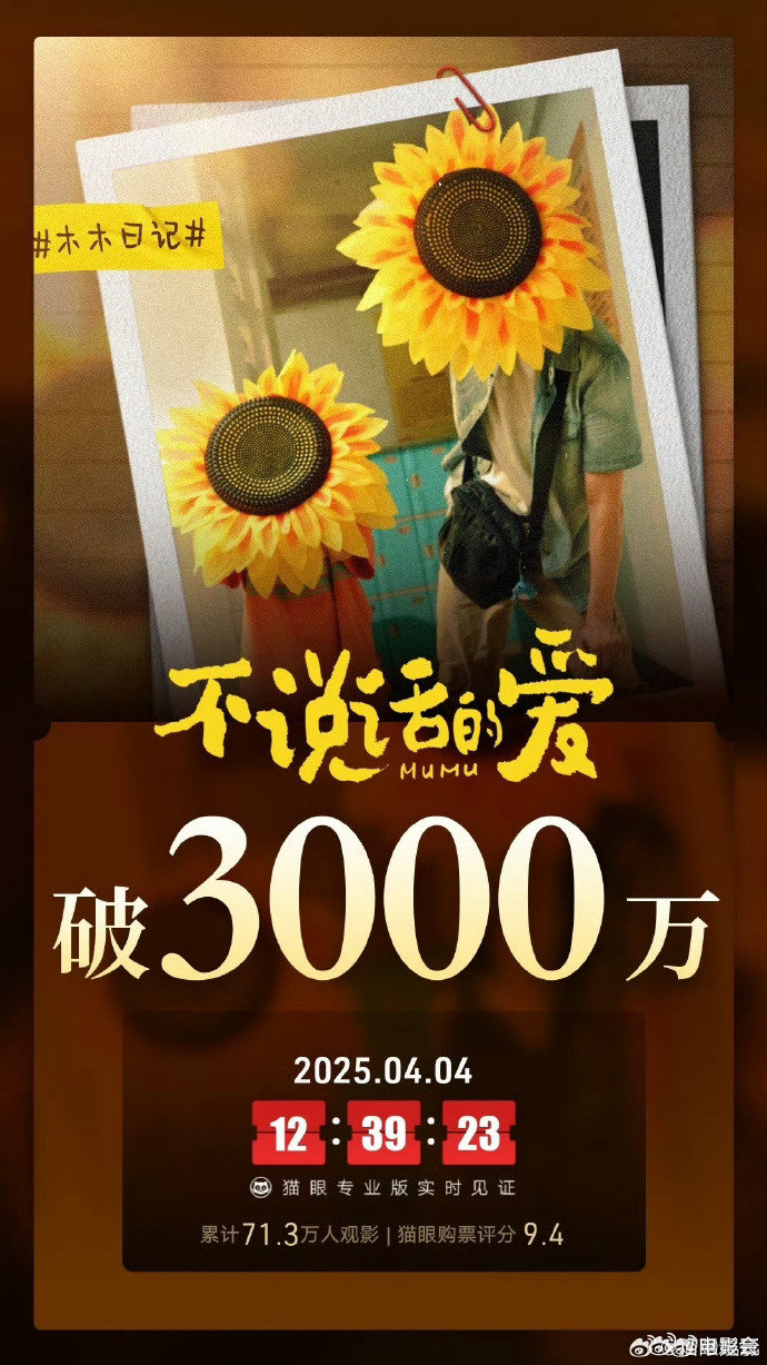 张艺兴不说话的爱票房破3000万张艺兴新片票房破3000万张艺兴新片《不说话的爱