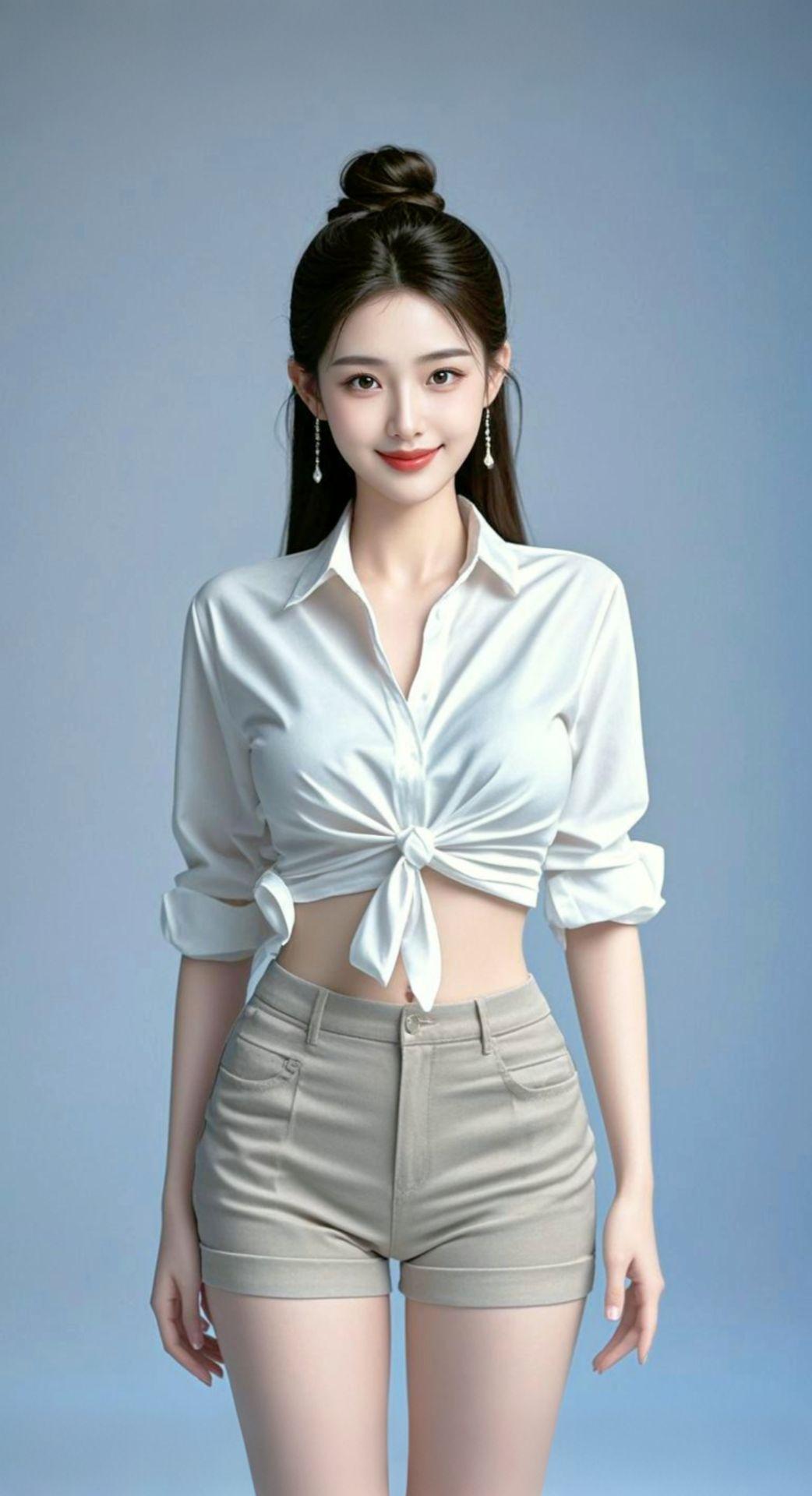 AI扩图 AI优雅身姿