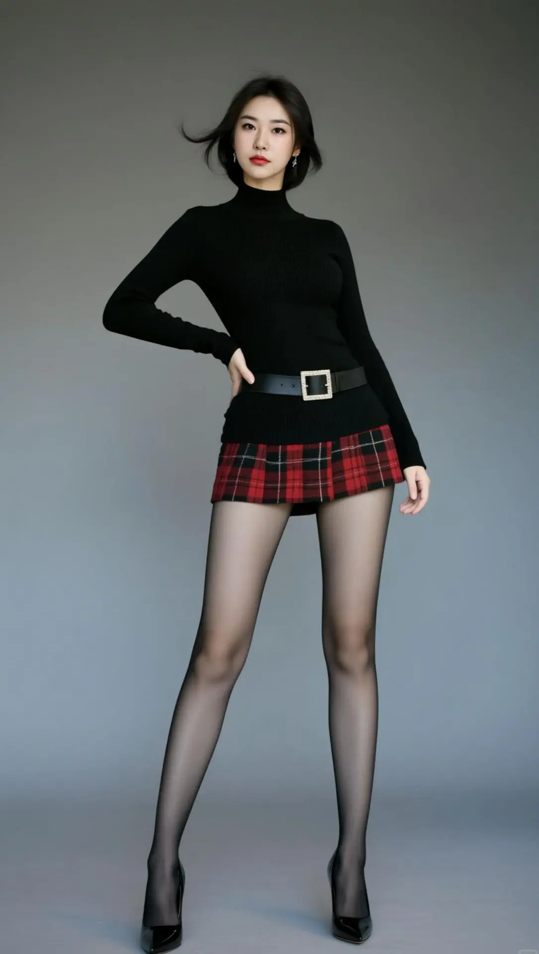 AI黑调酷感照 随变ai随便玩