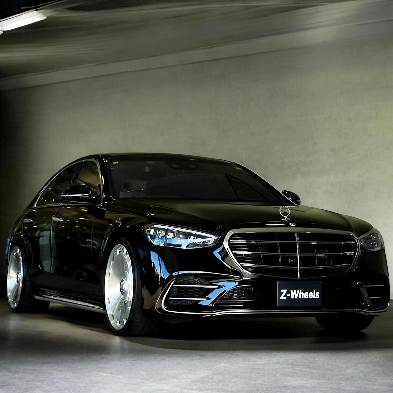 大佬也爱美！BENZ S580改HRE轮毂