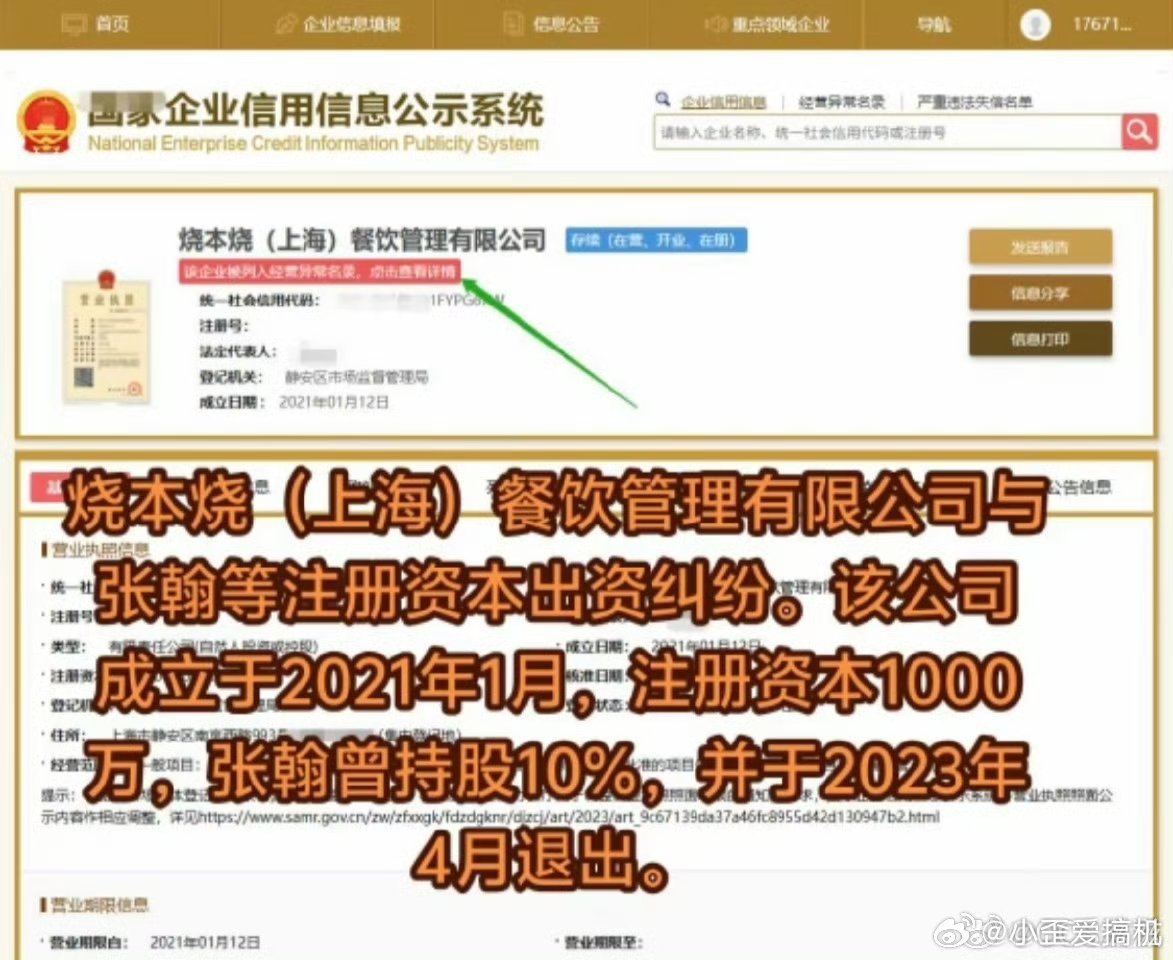 演员张翰被起诉明星餐饮品牌懂的都懂，陈赫的火锅现在还能看到吗[汗] ​​​